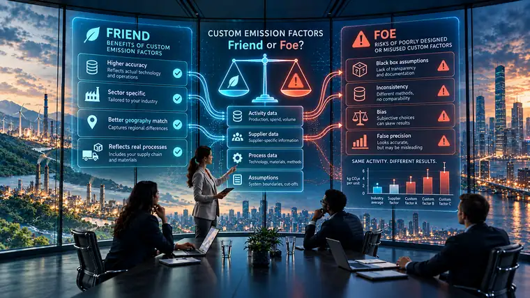 Custom Emission Factors: Friend or Foe?
